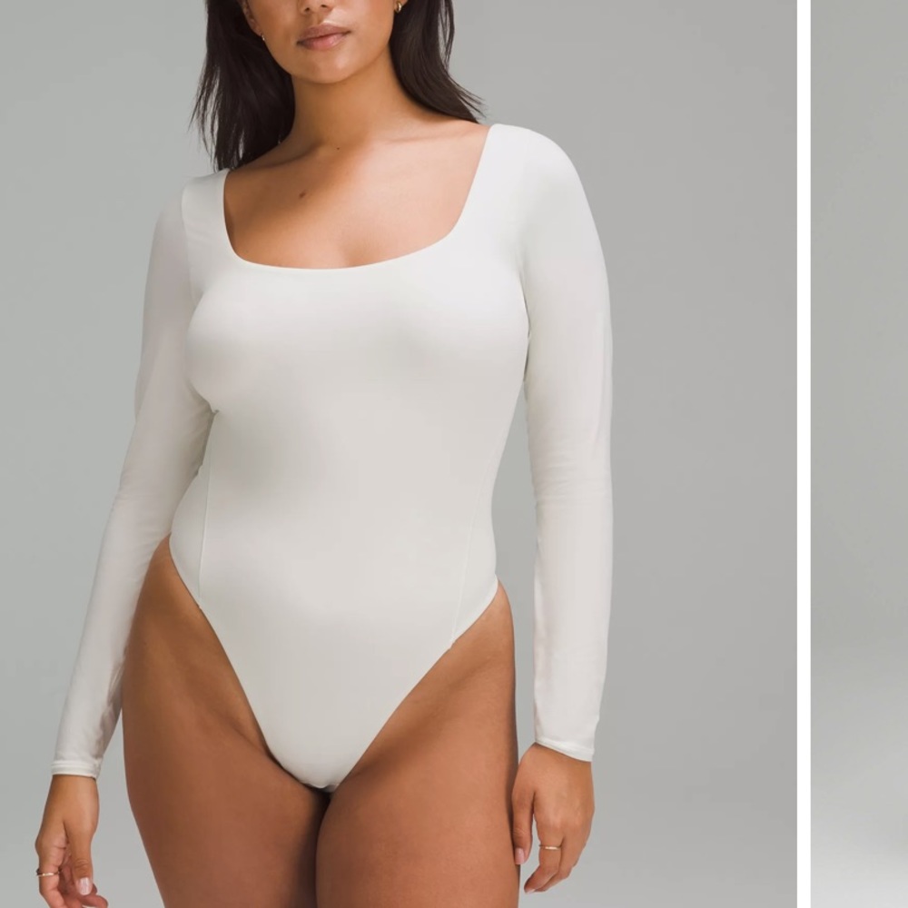 Lululemon ‘wundermost’ long sleeve bodysuit